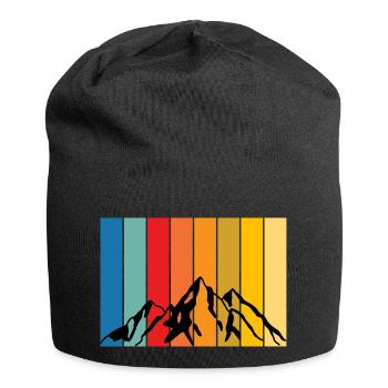 Ombre de montagne - Bonnet en jersey - noir - Devant