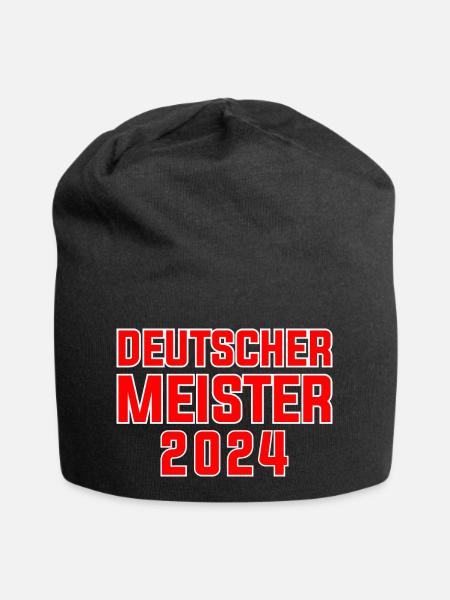 Leverkusen German Champion 2024 Football Club - Jersey Beanie - black