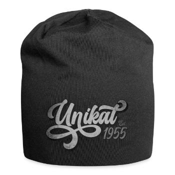 Unikat Est. 1955 - Jersey-Beanie - Schwarz - Vorne