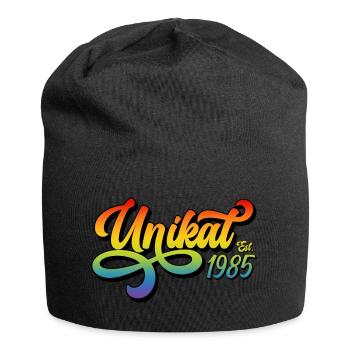 Unikat Est. 1985 - Jersey-Beanie - Schwarz - Vorne
