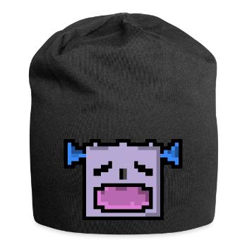 Pixel LOL - Jersey-Beanie - Schwarz - Vorne