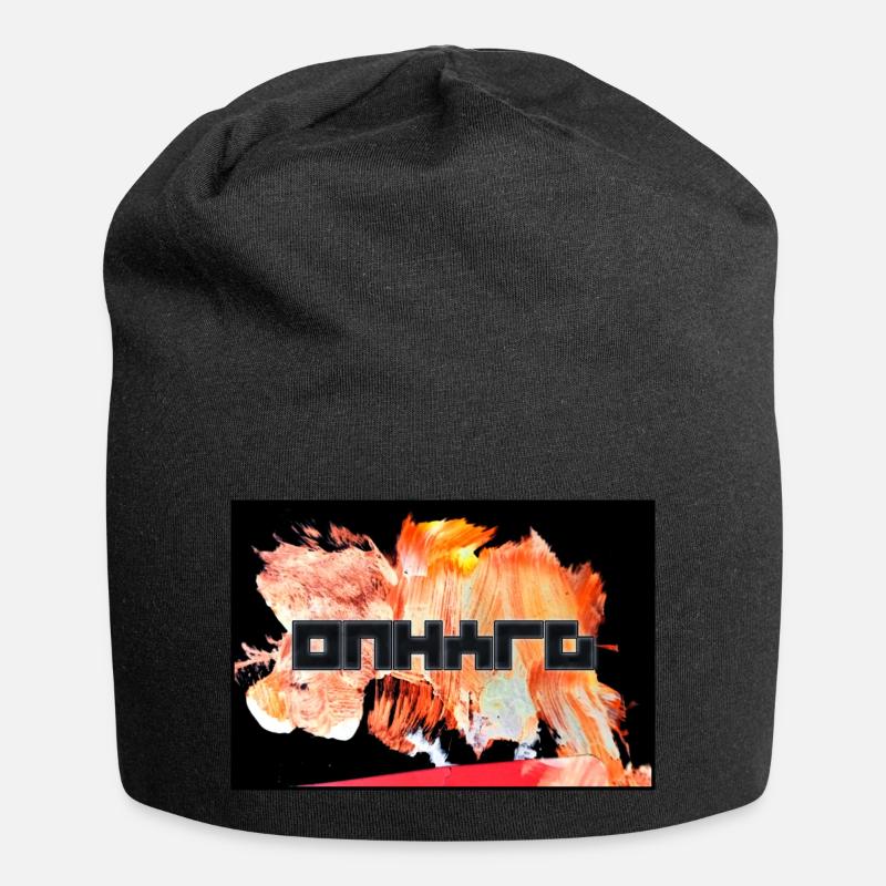 Orange ist das neue blaue, Dämonen-Logo - Jersey-Beanie - Schwarz
