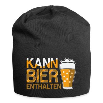 Amateurs de bière Dicton de bière Buveurs de bière Alcool - Bonnet en jersey - noir - Devant