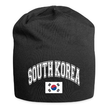 Corée du Sud - Bonnet en jersey - noir - Devant