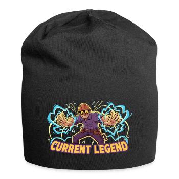 Kraftheld Elektriker Current Legend - Jersey-Beanie - Schwarz - Vorne