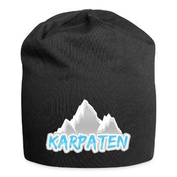 Carpathian Mountains - Jersey Beanie - black - Front
