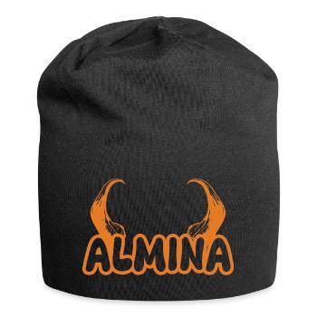 Almina Almina - Bonnet en jersey - noir - Devant