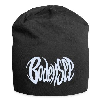 Lake Constance lettering - Jersey Beanie - black - Front