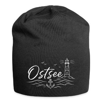 Ostsee - Jersey-Beanie - Schwarz - Vorne