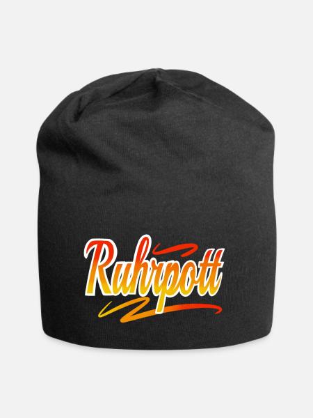Ruhrpott - Jersey-Beanie - Schwarz