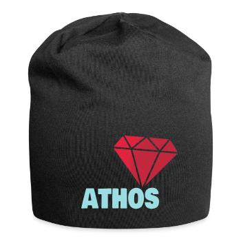 Athos as a diamond - Jersey Beanie - black - Front
