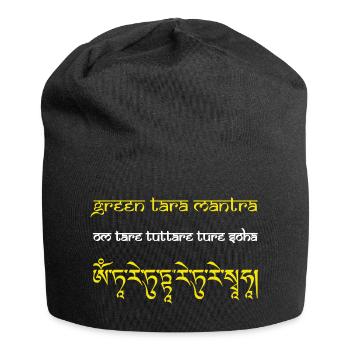 OmTareTuttare - Jersey-Beanie - Schwarz - Vorne