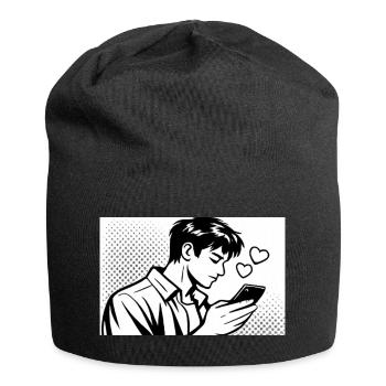 man in love - Jersey-Beanie - Schwarz - Vorne