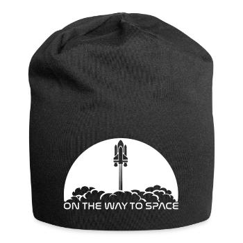 Take-off under a white sun - Jersey Beanie - black - Front