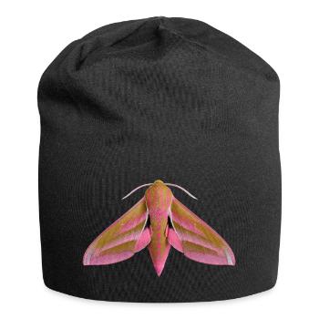Elephant Hawk Moth Deilephila elpenor - Jersey Beanie - black - Front