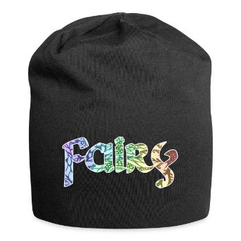 police fée romantique - Bonnet en jersey - noir - Devant