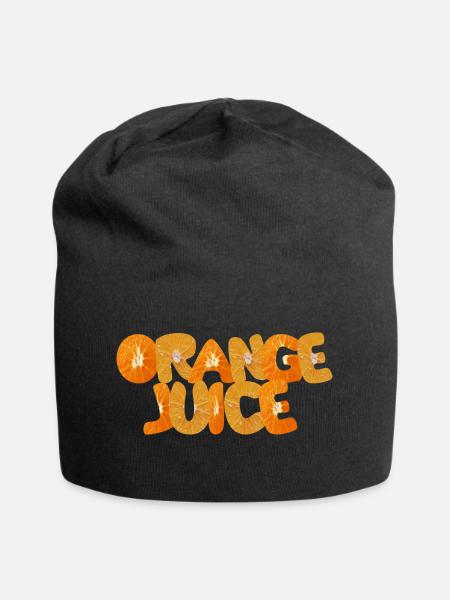 Orange Juice - Jersey-Beanie - Schwarz