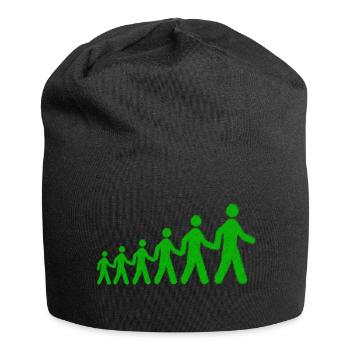 Green Males Pursuit Gift Gift Idea - Jersey Beanie - black - Front