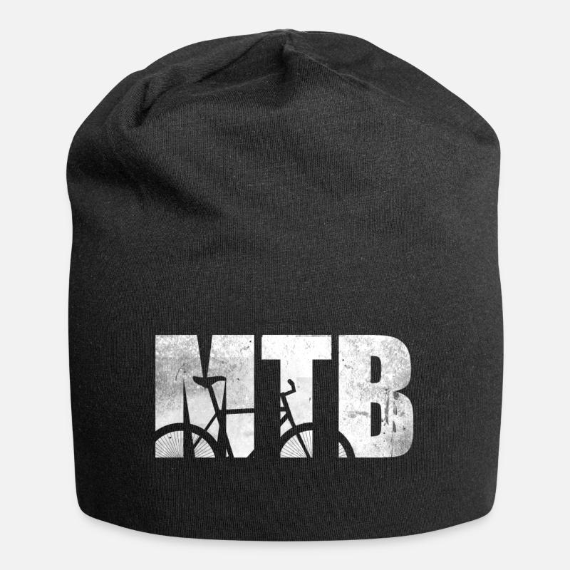 Mountain biking gift mountain bikers biking - Jersey Beanie - black