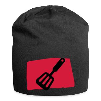 pfannenwender_c2 - Jersey-Beanie - Schwarz - Vorne