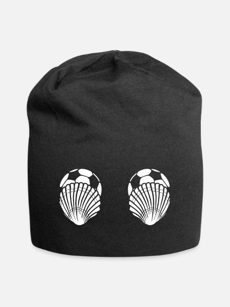 Fußball BH - Jersey-Beanie - Schwarz