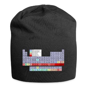 Tableau périodique - Bonnet en jersey - noir - Devant