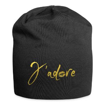 j'adore kiss gold - Bonnet en jersey - noir - Devant