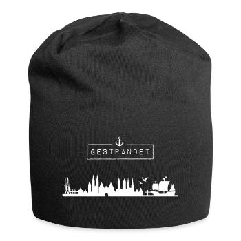 Skyline Hanseatic City of Lübeck | Stranded | HL - Jersey Beanie - black - Front