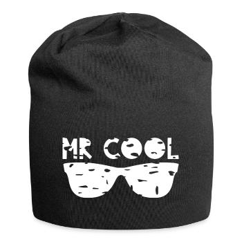 MR blanc froid - Bonnet en jersey - noir - Devant