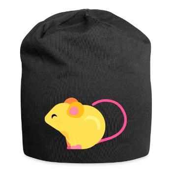 souris - Bonnet en jersey - noir - Devant