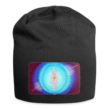 Creation light of divine purification - Jersey Beanie - black - Front