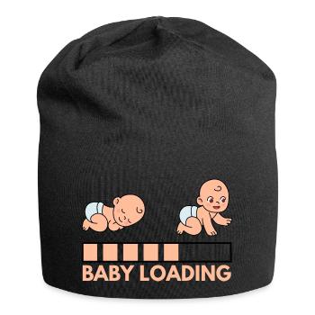 Chargement de bébé - Bonnet en jersey - noir - Devant