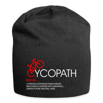 Cyclopath Bike Art Graphic - Jersey Beanie - black - Front