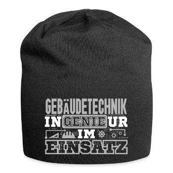 Gebäudetechnik - Genie - Jersey-Beanie - Schwarz - Vorne