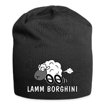 Lamm Borghini - Jersey-Beanie - Schwarz - Vorne