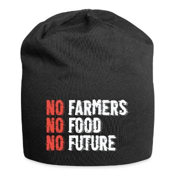 Illustration de l’agriculture durable - Bonnet en jersey - noir - Devant