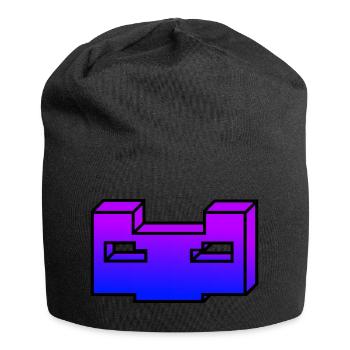 Cool mask / e.g. for streaming backgrounds - Jersey Beanie - black - Front