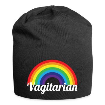 LGBTQ Nonbinary Colorful Rainbow Flag LGBTQ+ Pride - Jersey Beanie - black - Front
