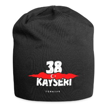 38 Kayseri Türkiye Turkey - Jersey Beanie - black - Front