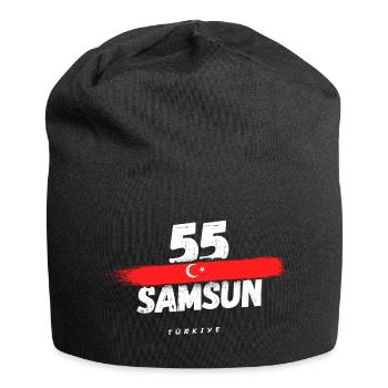 Samsun 55 Türkiye Türkei - Jersey-Beanie - Schwarz - Vorne