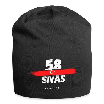 Sivas 58 Türkiye Türkei - Jersey-Beanie - Schwarz - Vorne