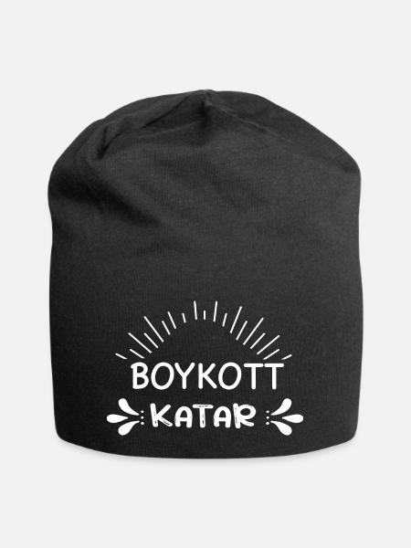BOYKOTT KATAR - Jersey Beanie - black