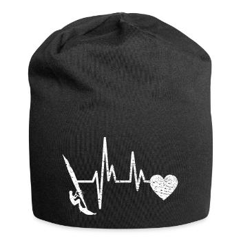 Windsurfer Surf Kitesurfer Windsurfer Windsurfing Cadeau - Bonnet en jersey - noir - Devant