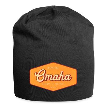 Omaha Retro Badge: Gateway to the West - Jersey Beanie - black - Front