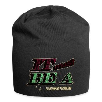 awesome health informatics specialist clothing - Jersey-Beanie - Schwarz - Vorne