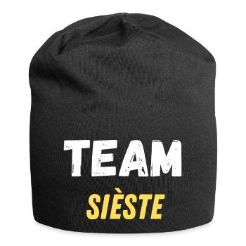team sieste - Bonnet en jersey - noir - Devant