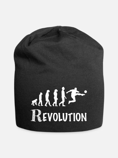 Fußball-Sportspieler-Revolution - Jersey-Beanie - Schwarz