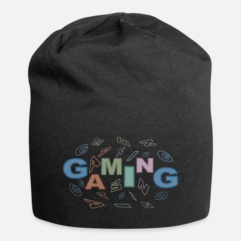 Game-scene-colorful - Jersey-Beanie - Schwarz