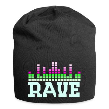 Rave quotes - Jersey Beanie - black - Front