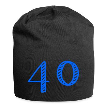 ANNIVERSARY. HAPPY BIRTHDAY. HAPPY BIRTHDAY. - Jersey Beanie - black - Front